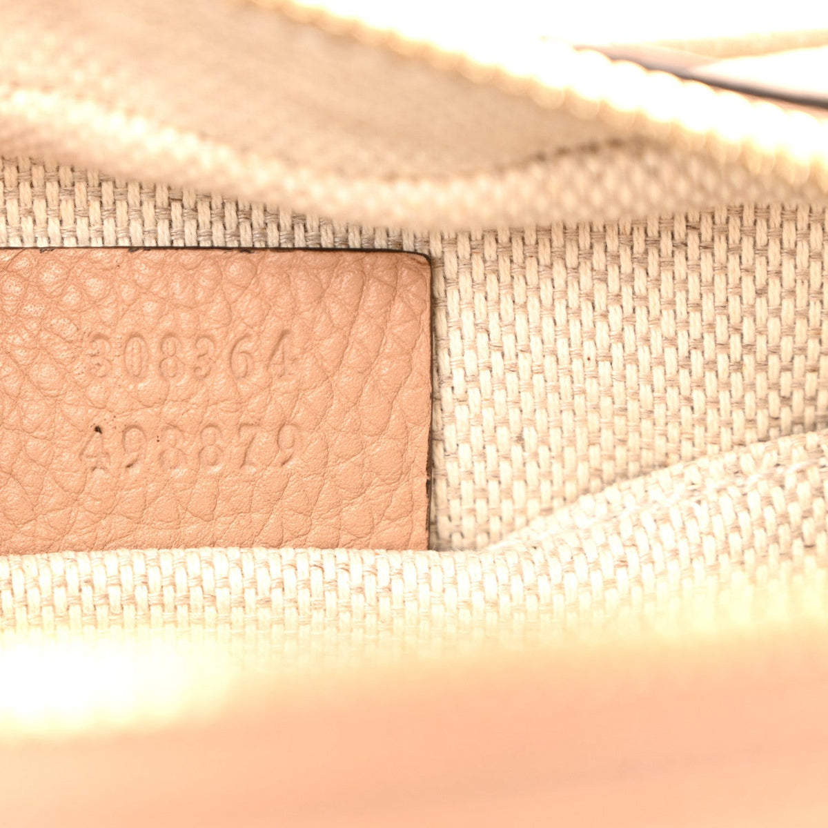 Pebbled Calfskin Small Soho Disco Bag Camelia
