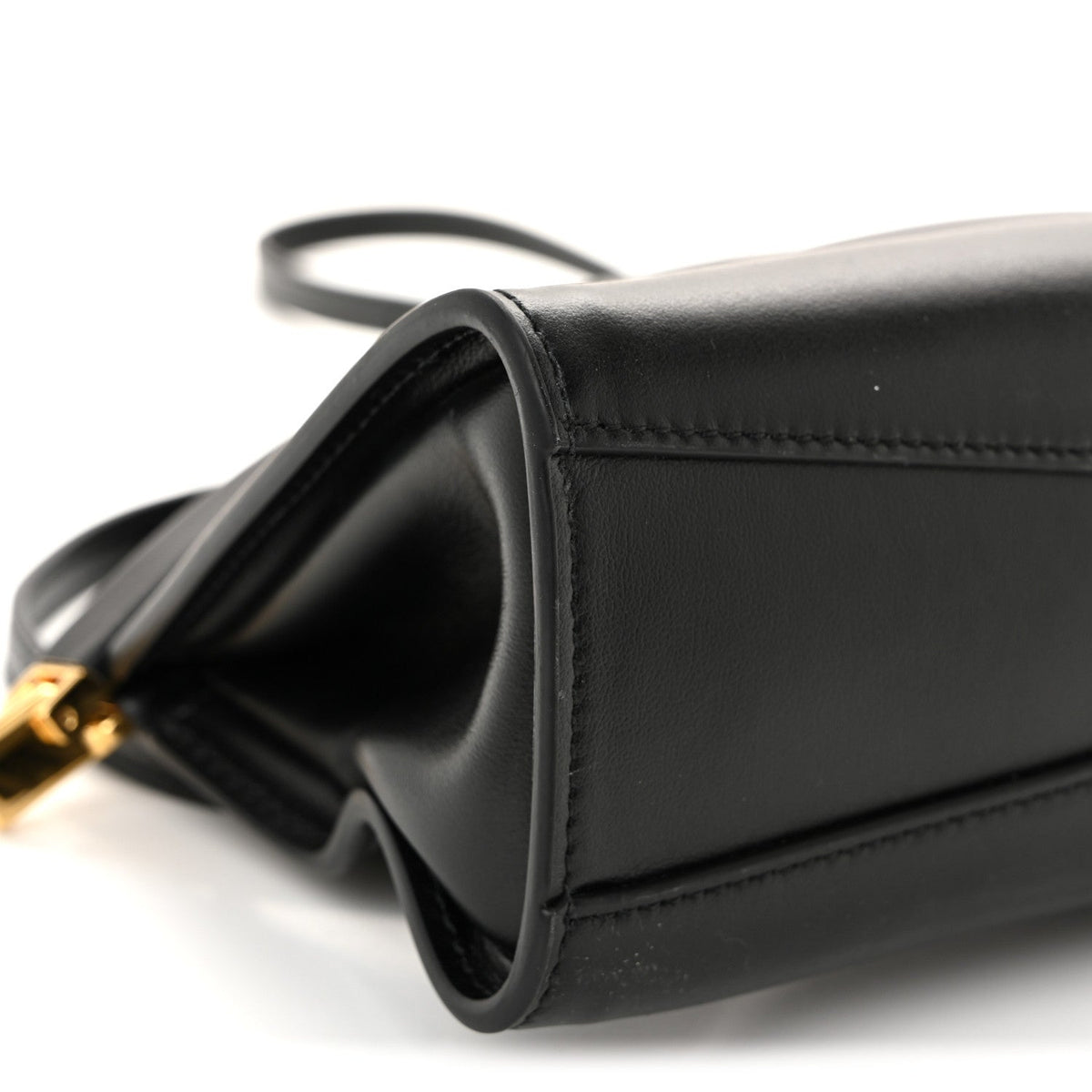 Calfskin Small Le Click East West Bag Black