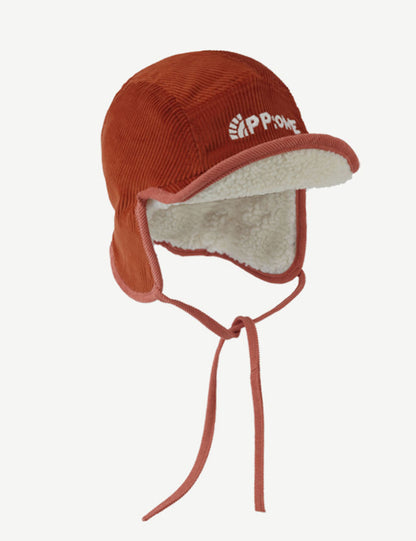 Winter Letter Embroidered Corduroy Trapper Hat