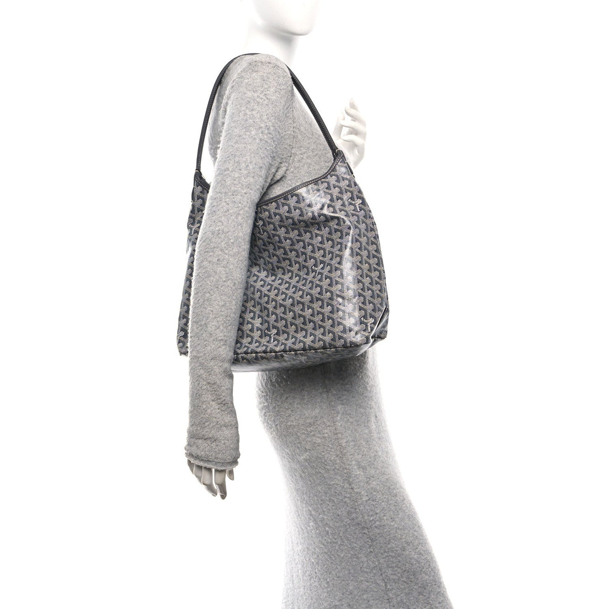 Goyardine Boheme Hobo Grey