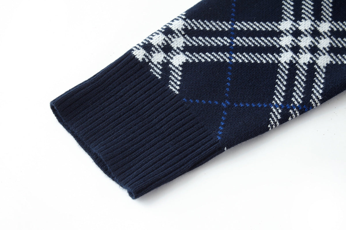 Bur 25 Sweater Navy Blue Wool