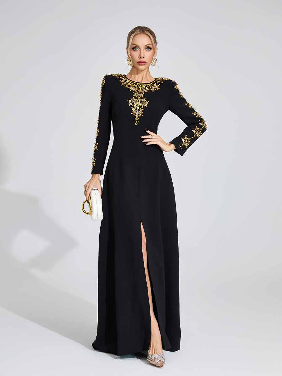 Mira Long Sleeved Maxi Dress