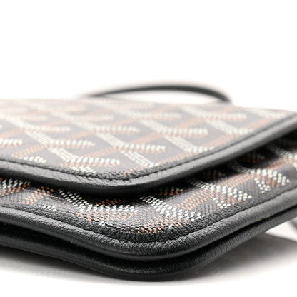 Goyardine Plumet Wallet Clutch Black