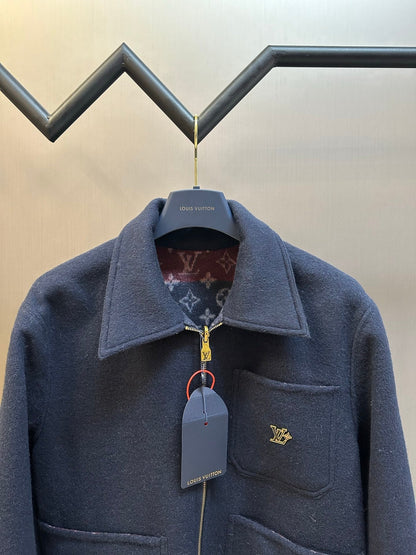 LV Double-Sided Workwear Wool Jacket 492785