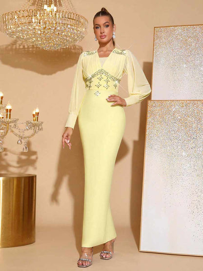Hadley Maxi Dress In Yellow