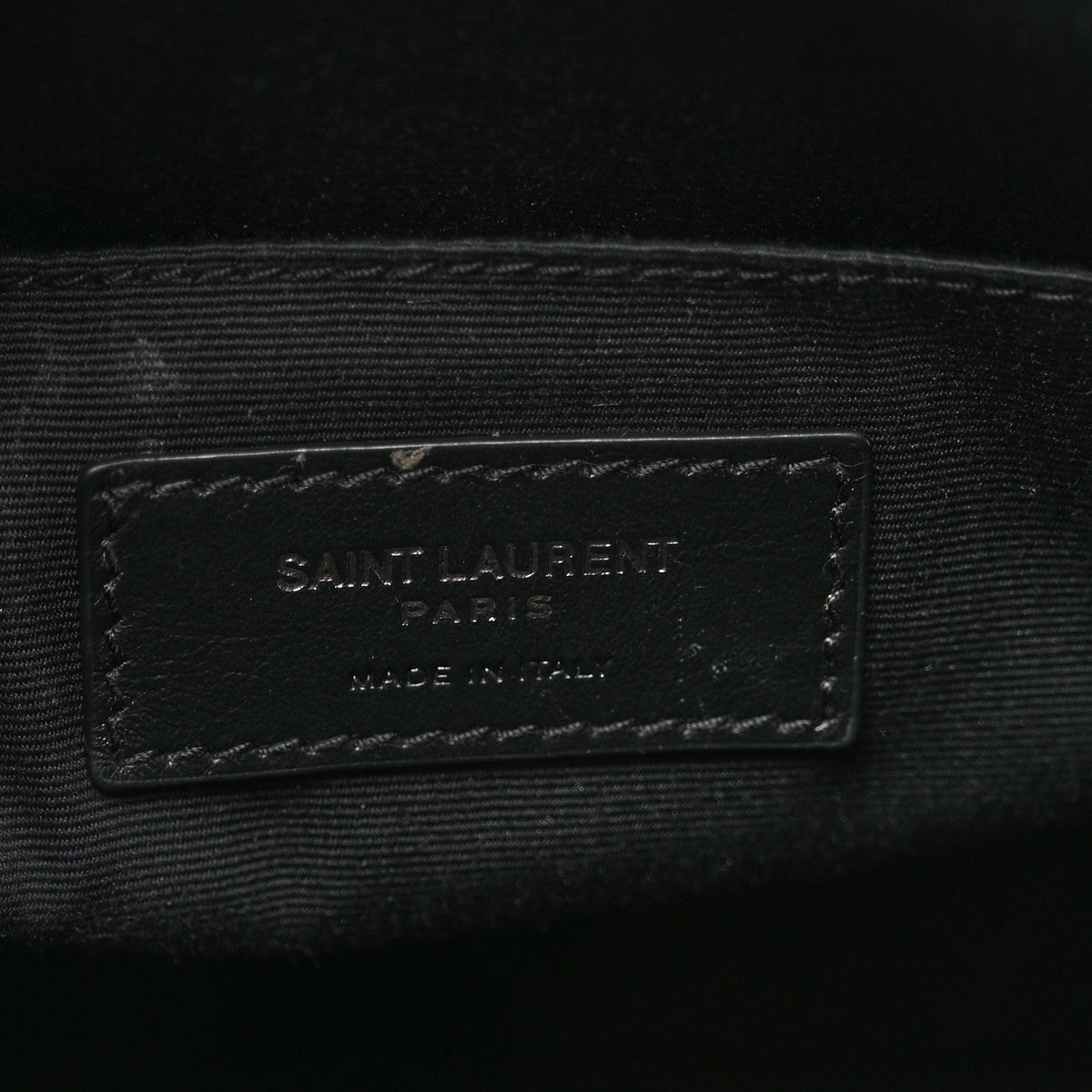 Calfskin Matelasse Monogram Lou Camera Bag Black