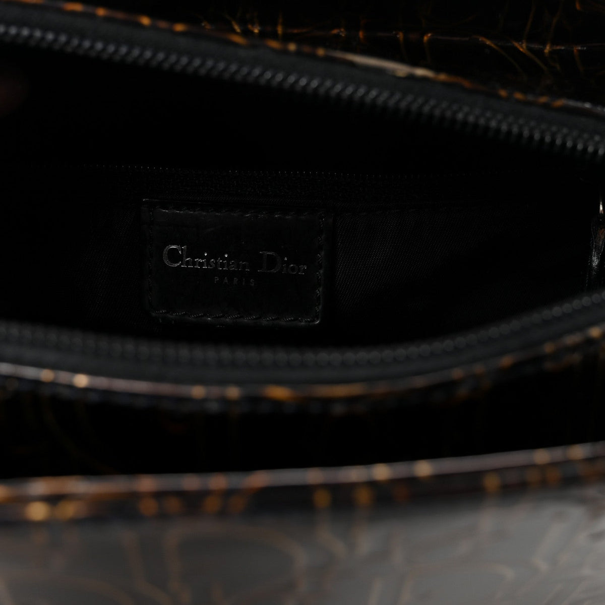 Patent Ultimate Medium Lady Dior Brown