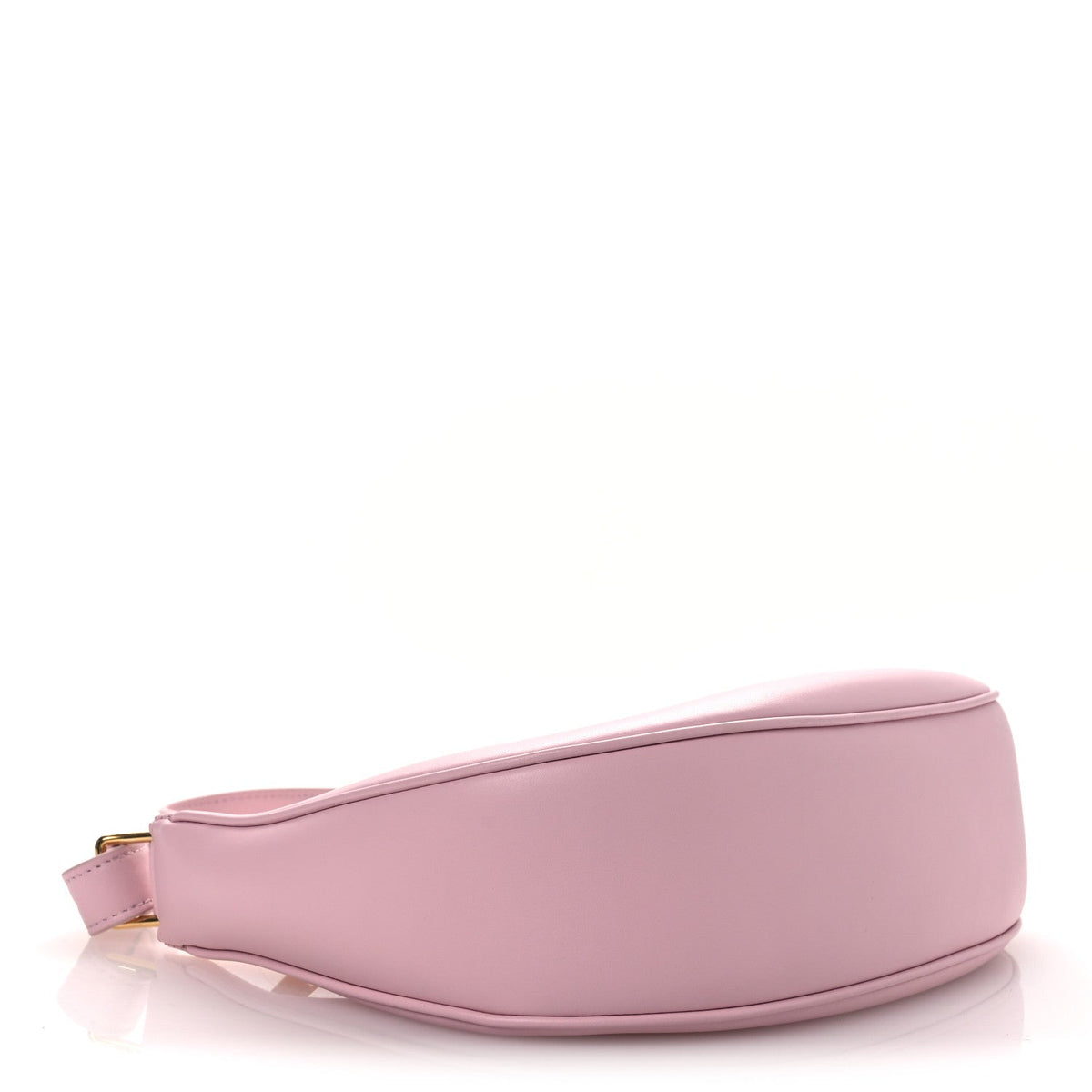 Smooth Calfskin Medium Strap Ava Triomphe Shoulder Pastel Pink