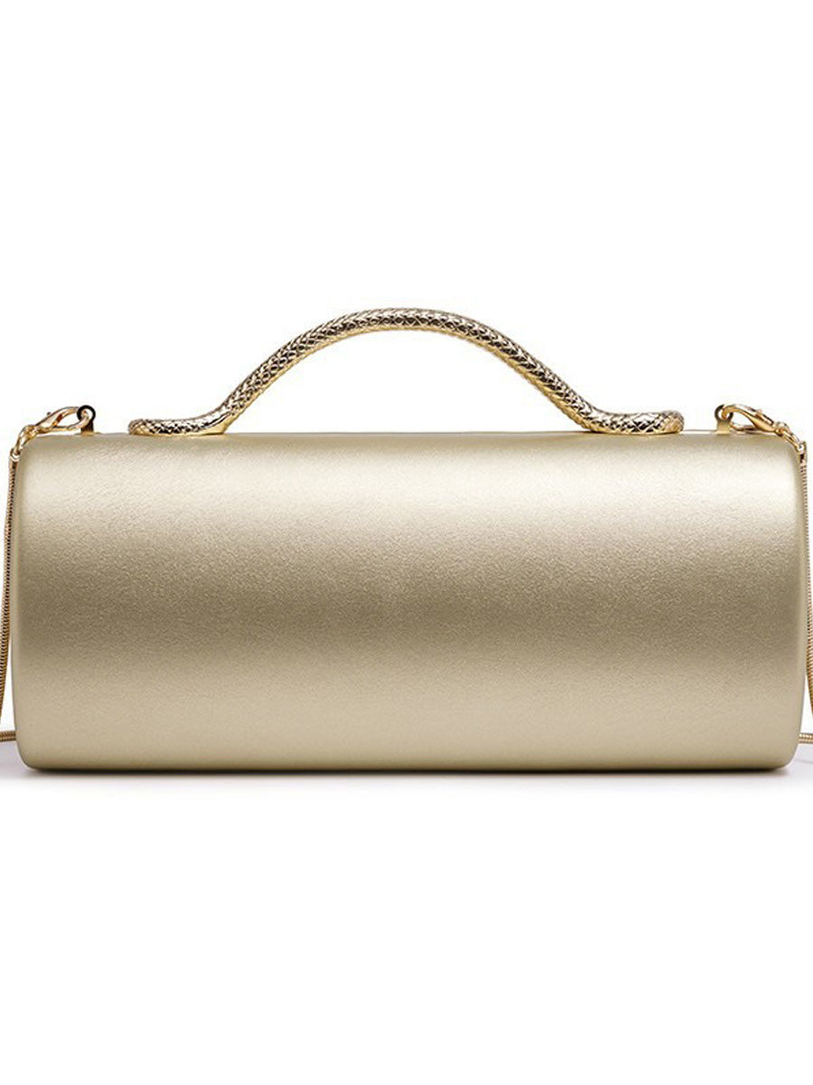 Margot Metal Accessories Leather Bag