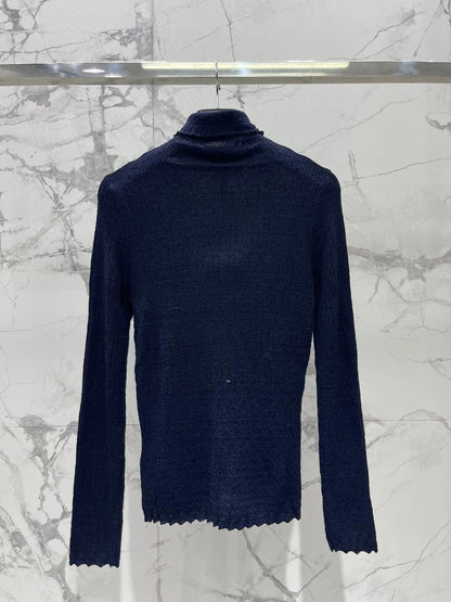 YSL 25S FITTED TURTLENECK SWEATER STYLE 183