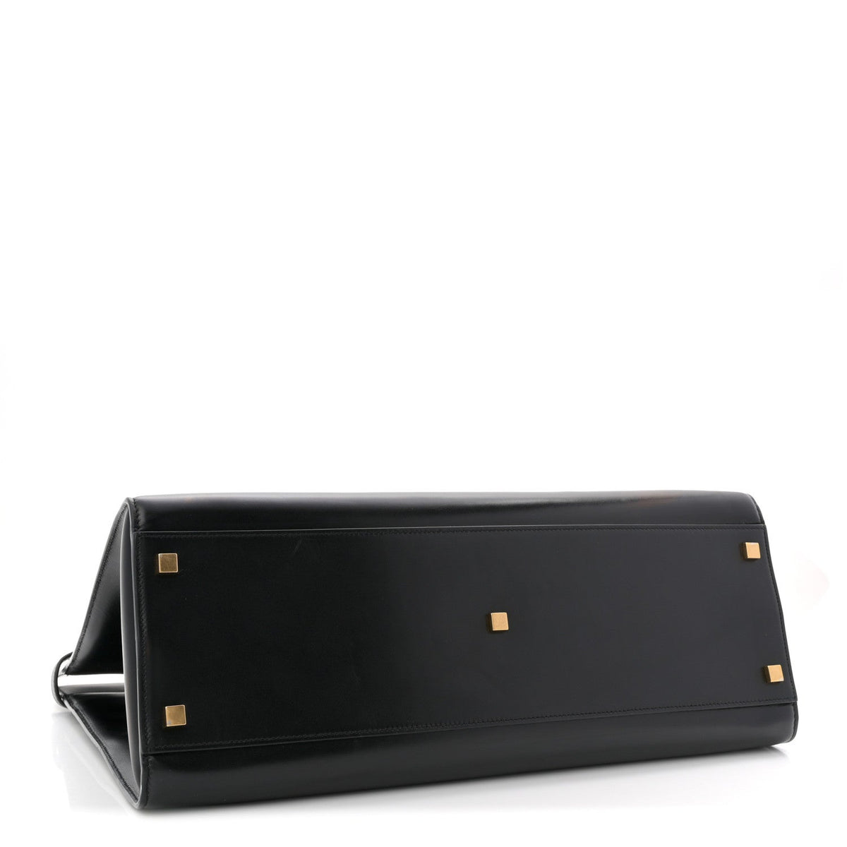 Calfskin Medium Manhattan Shopper Tote Black
