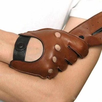 Hamilton Genuine Leather Driving Gloves
