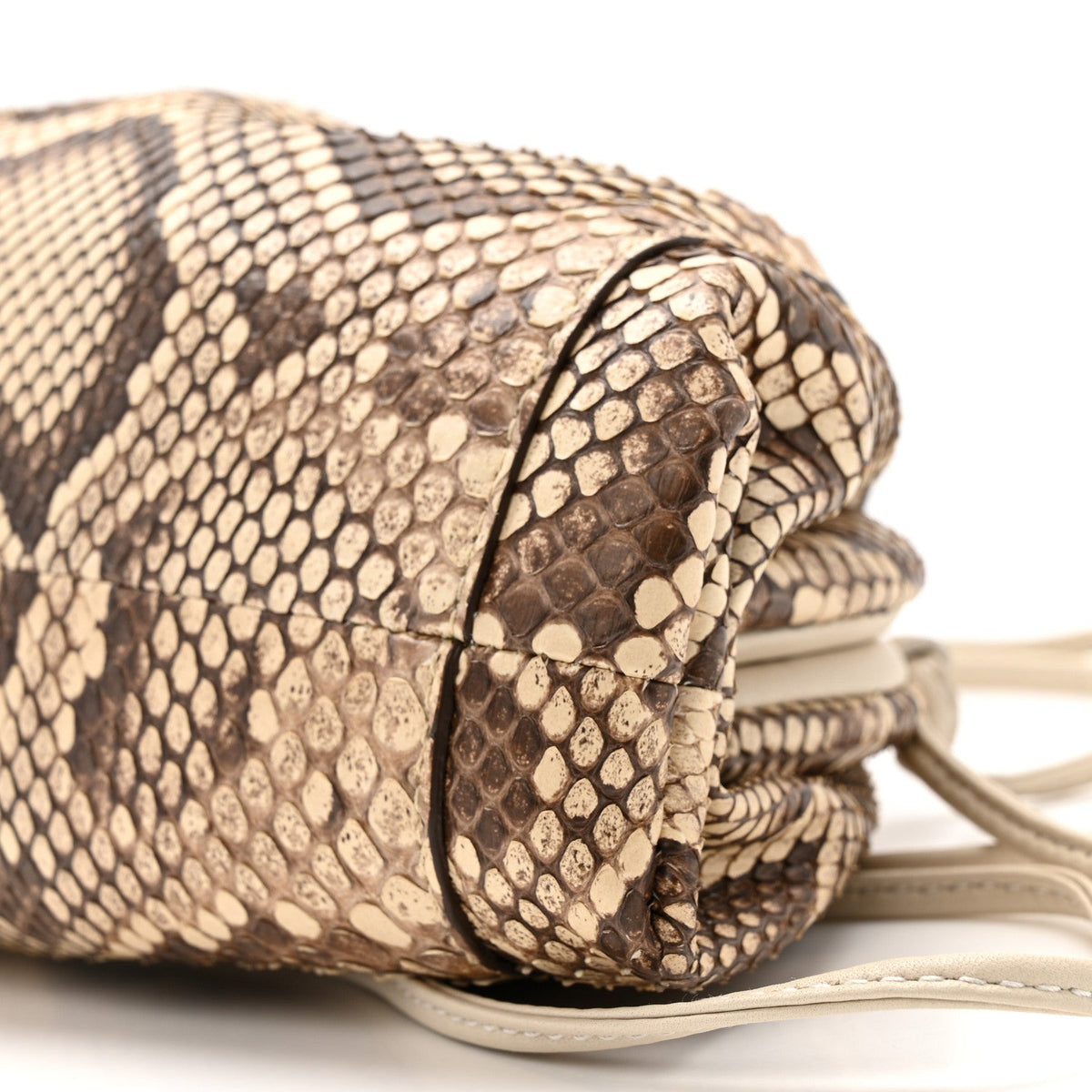 Snakeskin The Mini Pouch Brown
