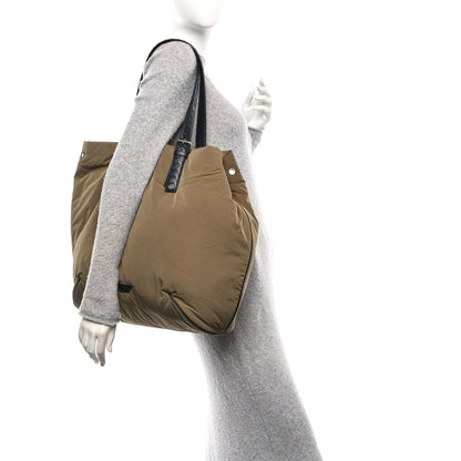 Nylon Crossroad Buckle Tote Mud