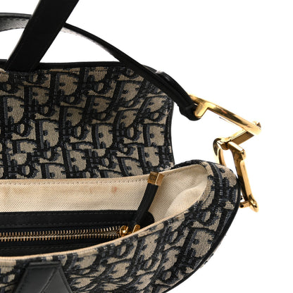 Oblique Saddle Bag Blue