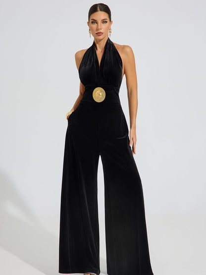 Ivana Velvet Majesty Jumpsuit