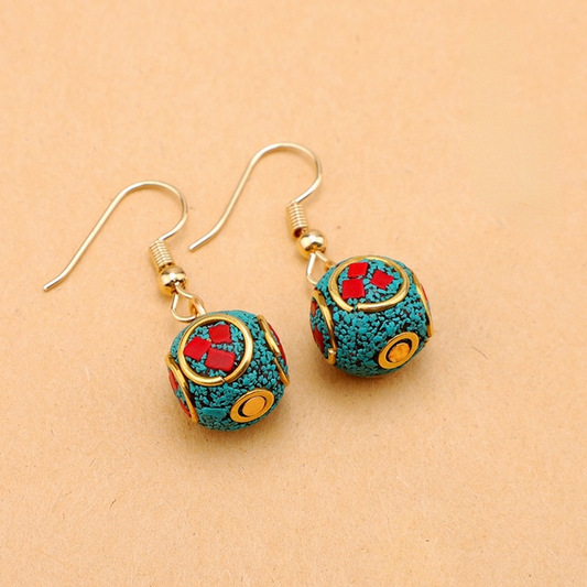 Nepalese Style Simple Earrings