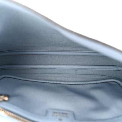 Grained Calfskin Web Medium Jackie 1961 Hobo Light Blue