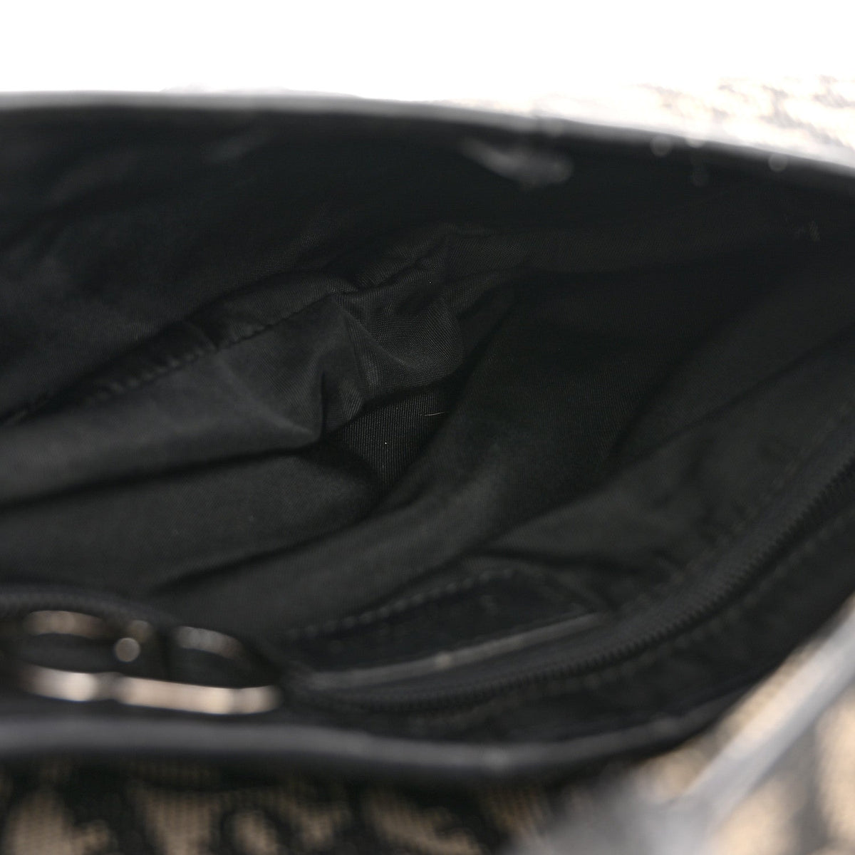 Monogram Saddle Bag Black