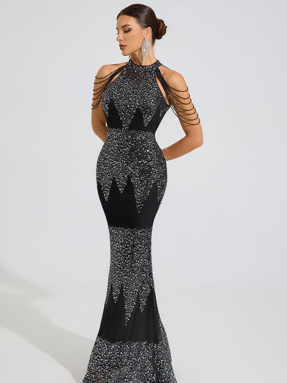 Mia Midnight Spark Maxi Dress