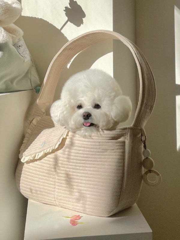 Cute 4 Colors Falbala Pet Bag Accessories