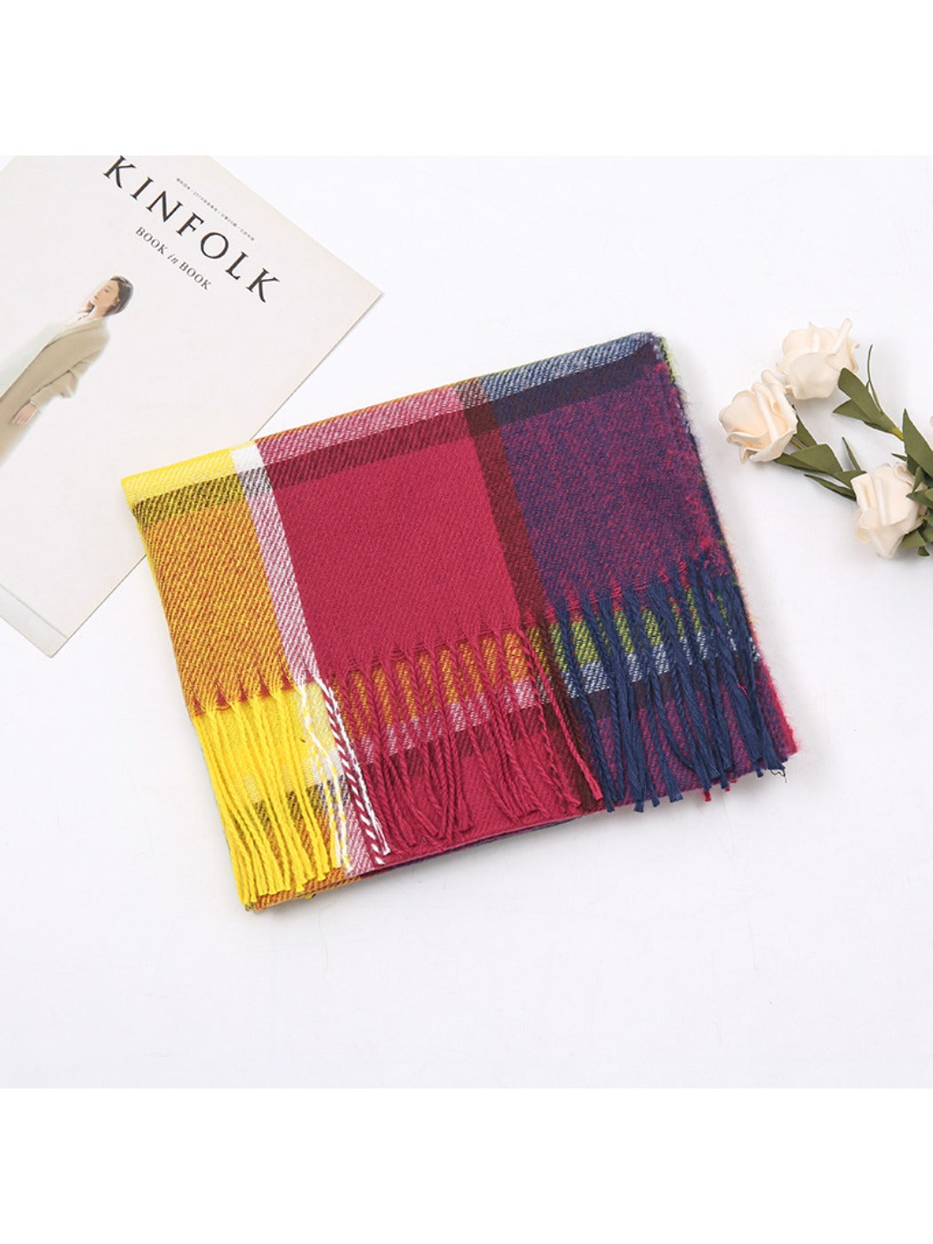 Sscarvii - Winter Scarf with Colorful Plaids