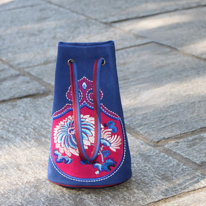 Original Ethnic Style Patch Embroidery Small Handle With Special Bag