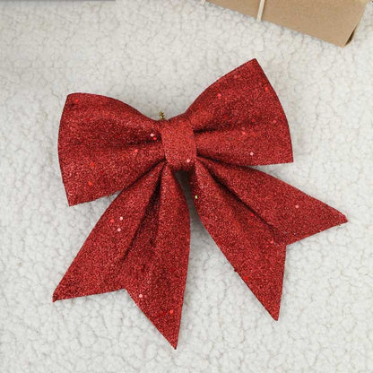 Sparking Bow Knot Christmas Tree Wall Hanging
