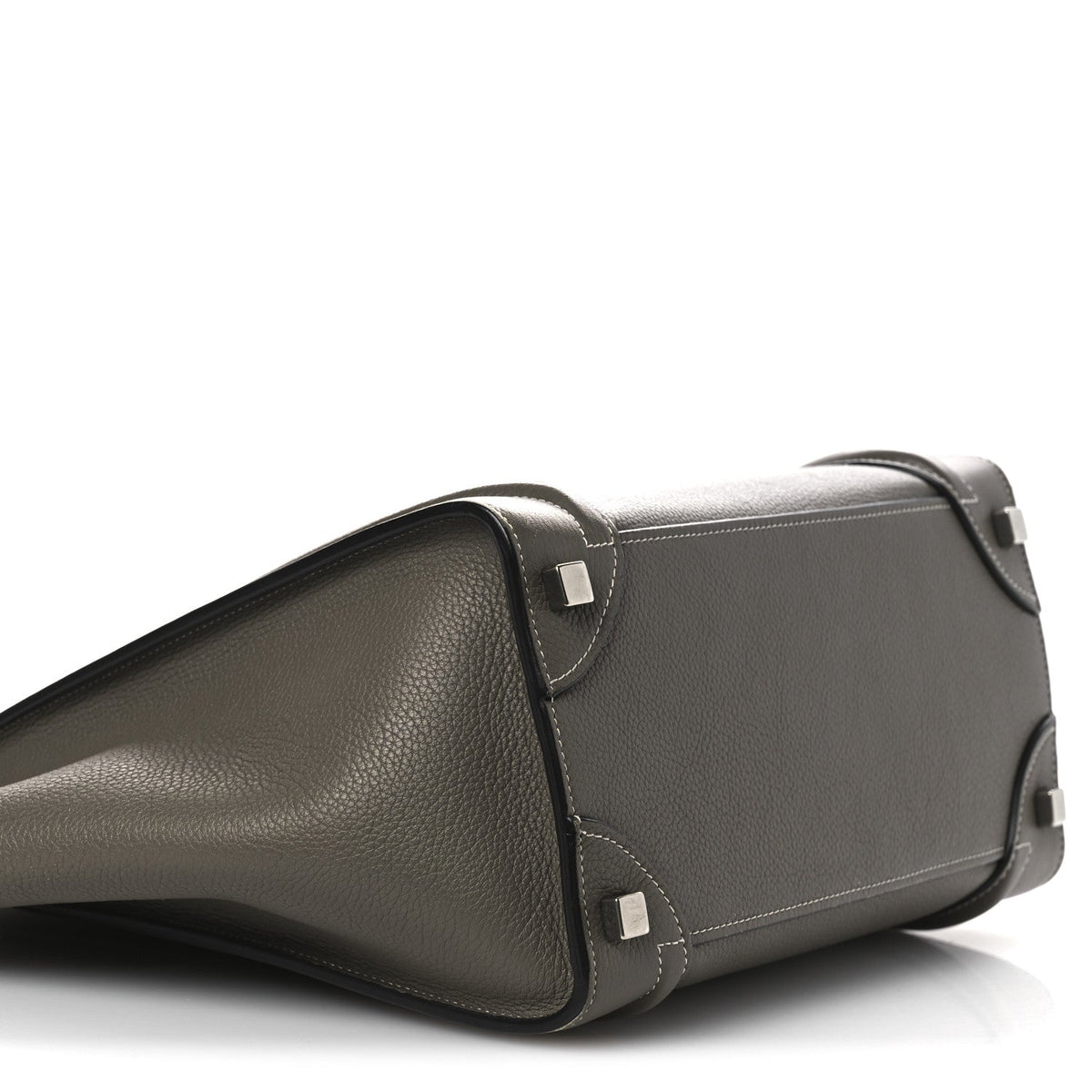 Drummed Calfskin Micro Luggage Souris