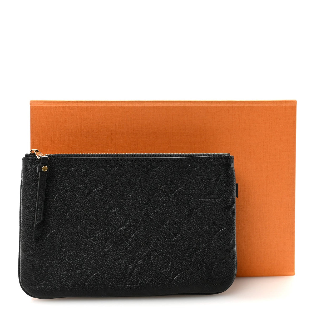 Empreinte Double Zip Pochette Black
