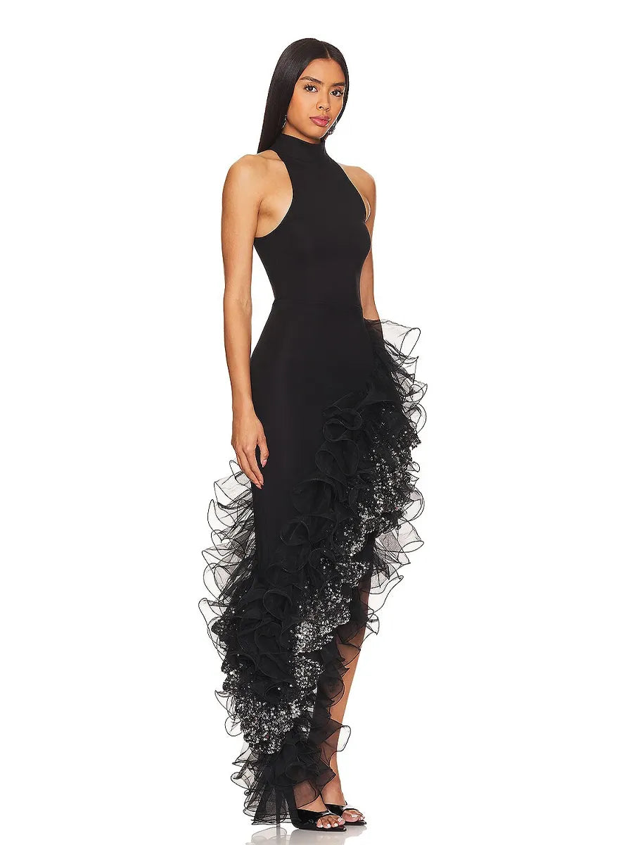 Emily Midi Dress In Black