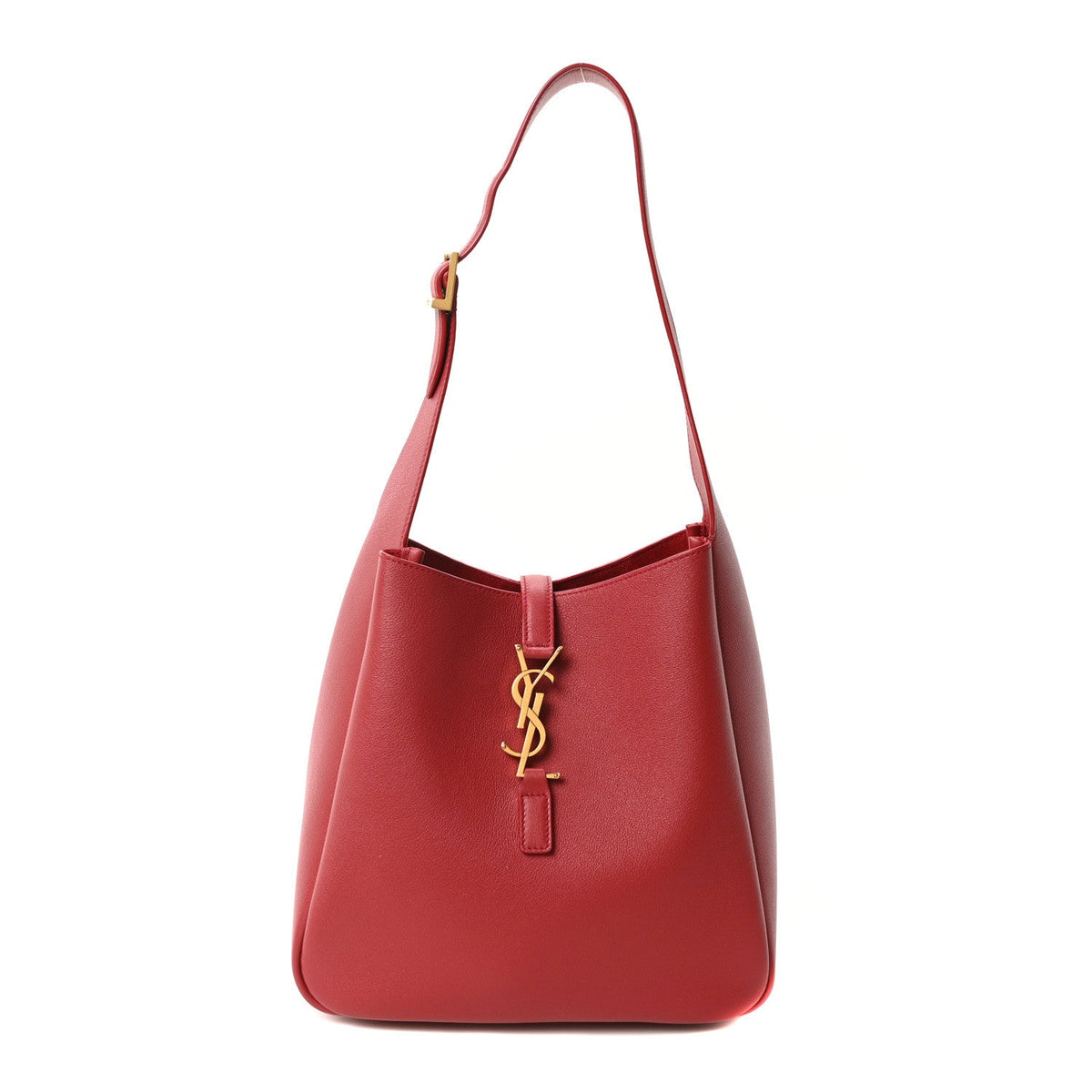 Smooth Calfskin Small Le 5 A 7 Soft Hobo Red Danger