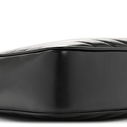 Calfskin Matelasse Monogram Lou Camera Bag Black