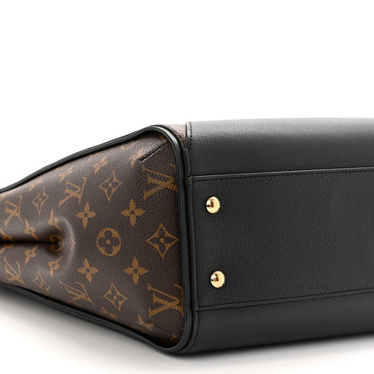 Calfskin Monogram Kimono Tote Black