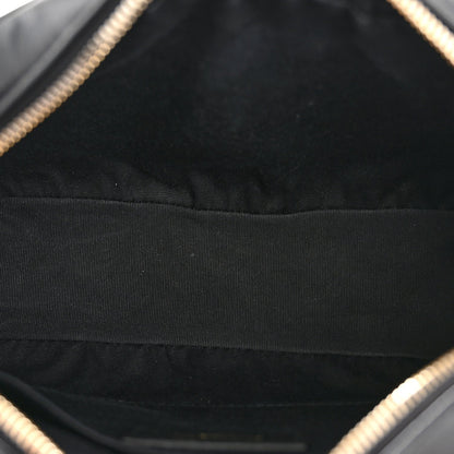 Calfskin Matelasse Monogram Lou Camera Bag Black