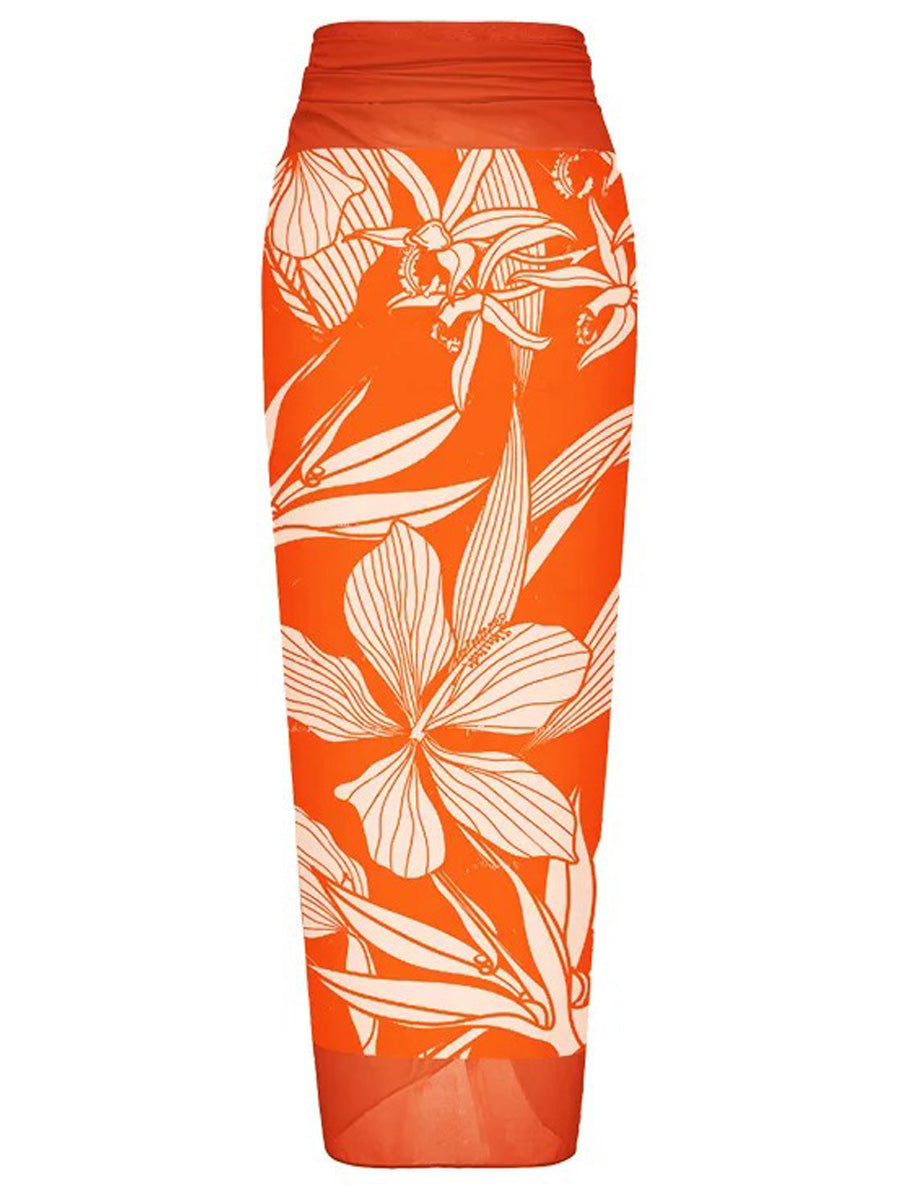 Octavia Floral Print Swimsuit Set