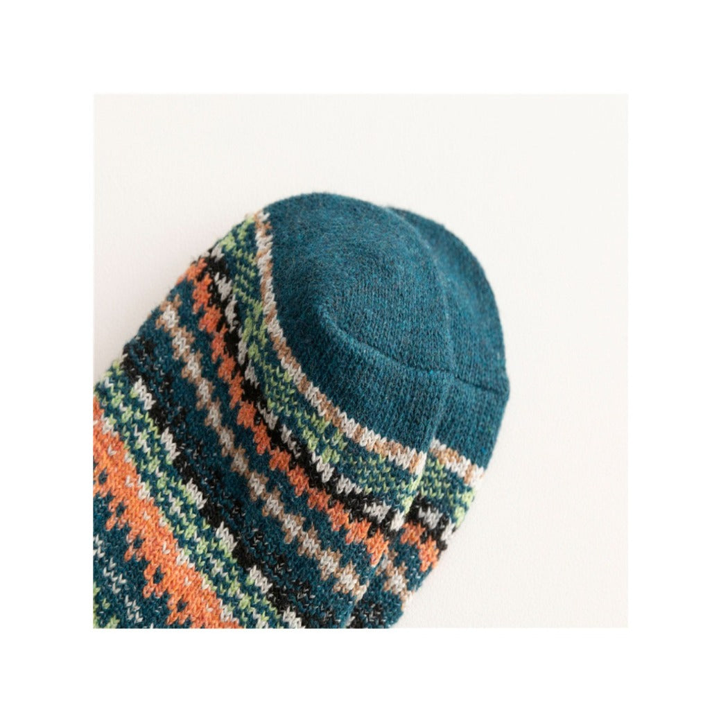 Rufia - Knitted Mid-calf Winter Socks with British Style
