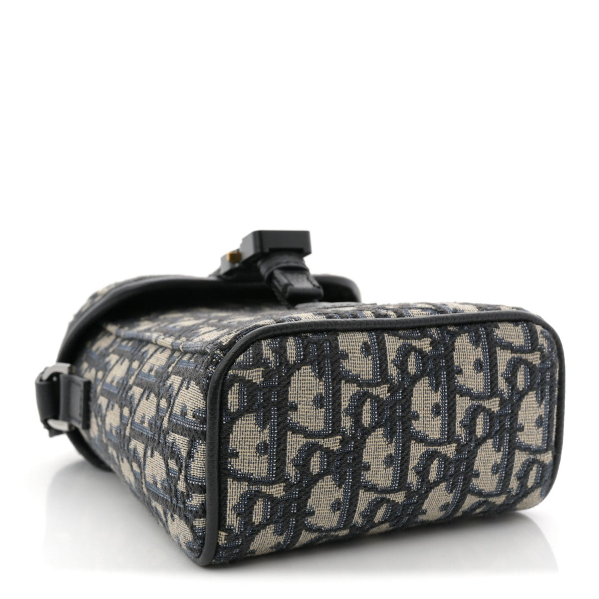 Oblique Vertical Mini Messenger Flap Blue