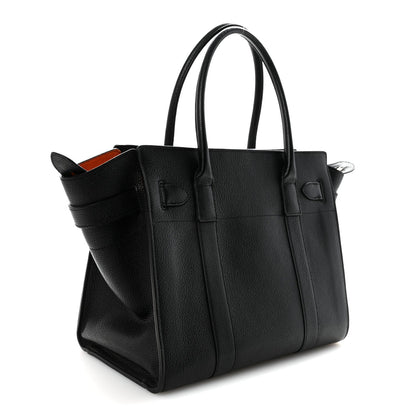 Small Classic Grain Small Zipped Bayswater Black