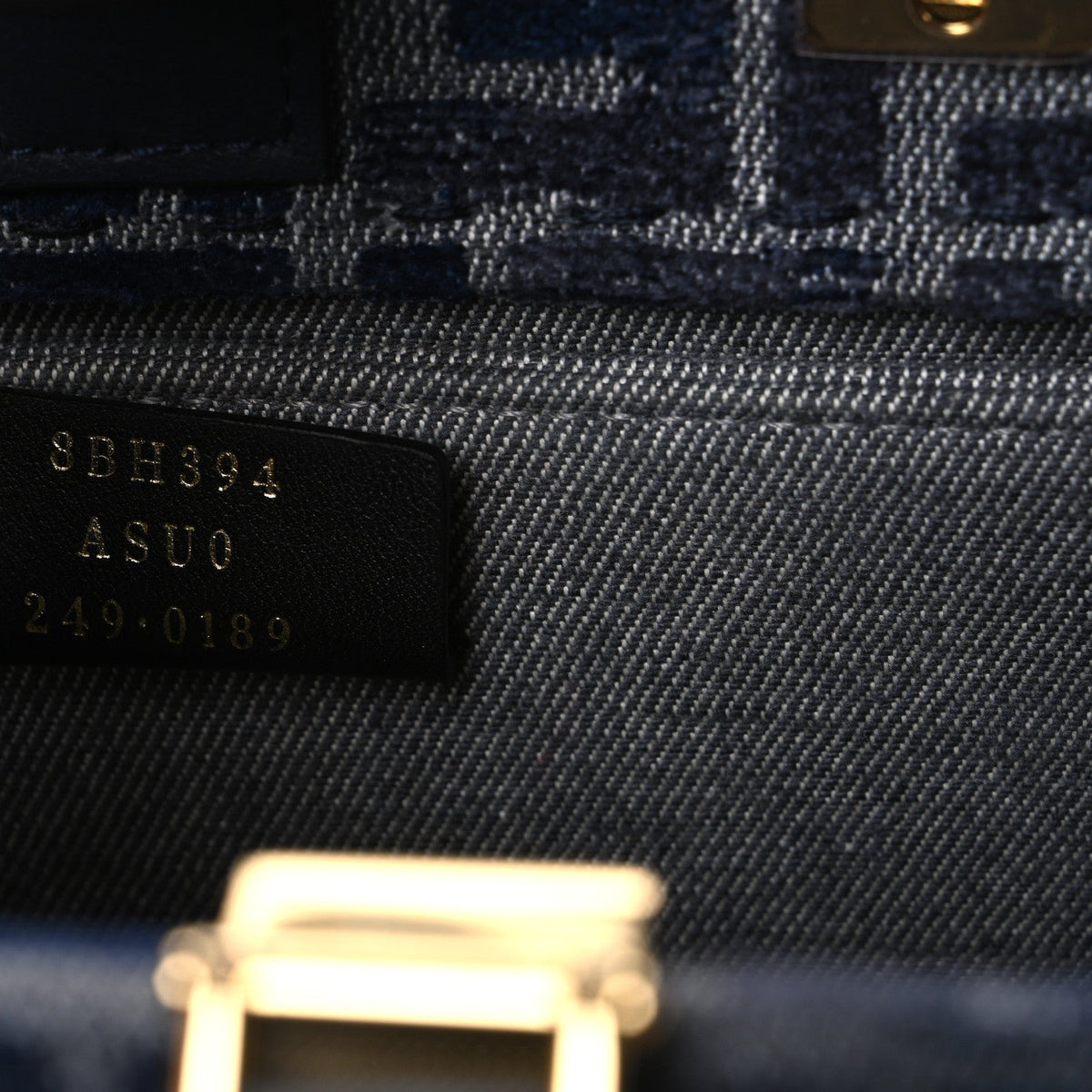 Fabric Jacquard FF 1974 Logo Small Fendi Sunshine Shopper Tote Blue Grigio