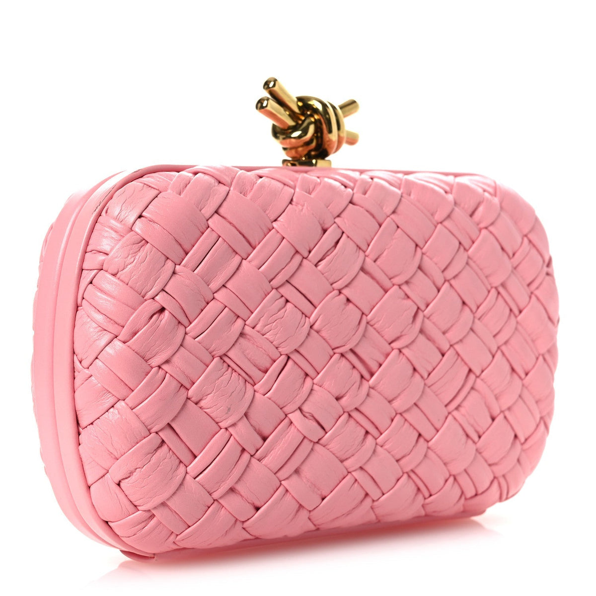 Foulard Intrecciato Minaudiere Knot Clutch Ribbon