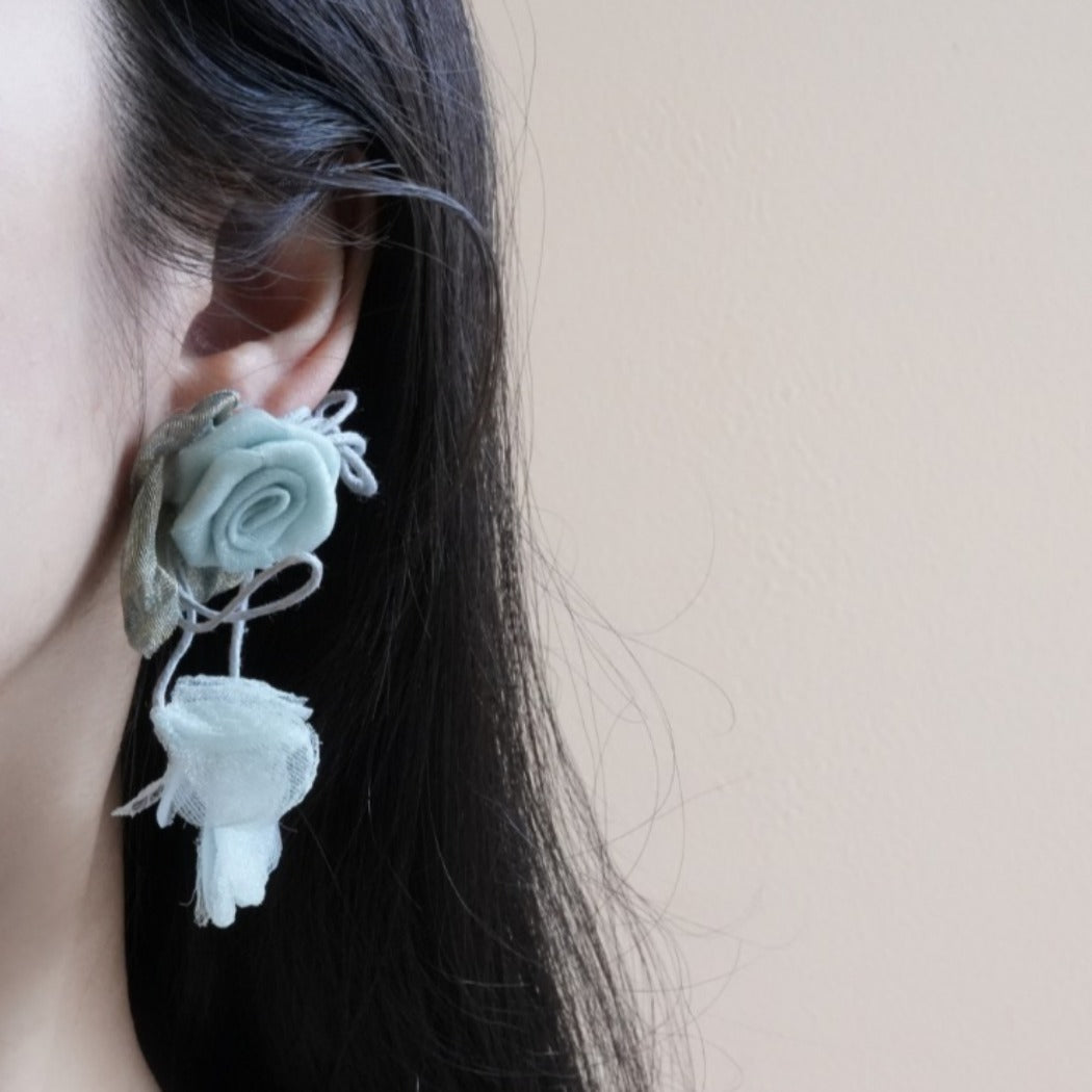 Earwish - Lace Rose Earrings – Elegant &amp; Feminine