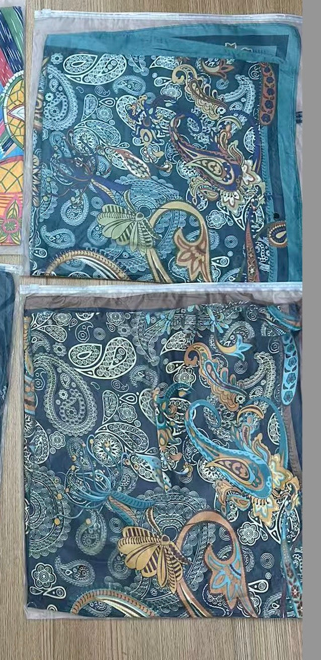 Scarvii – Midnight Paisley Sheen Scarf