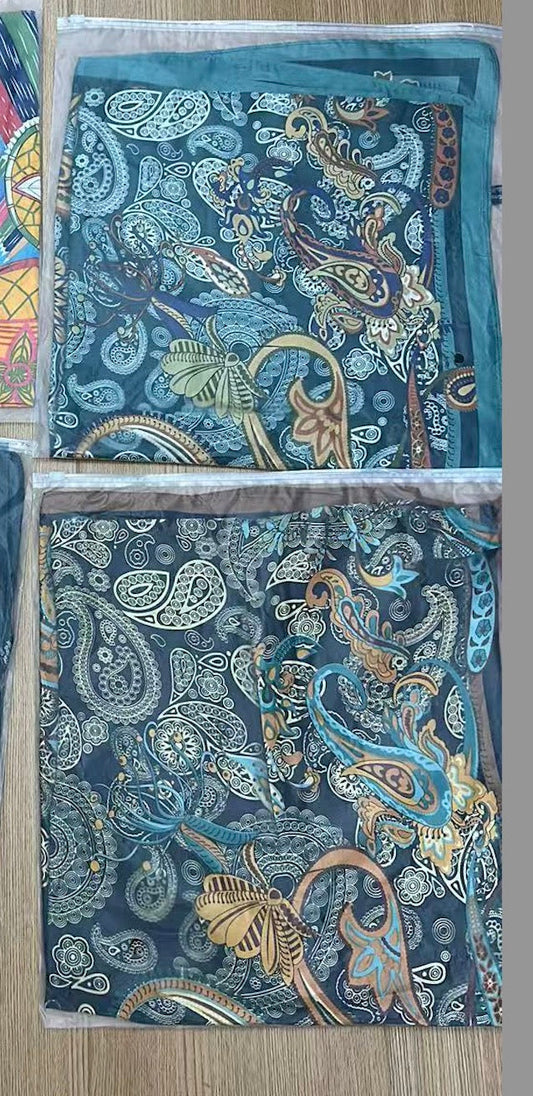 Scarvii – Midnight Paisley Sheen Scarf