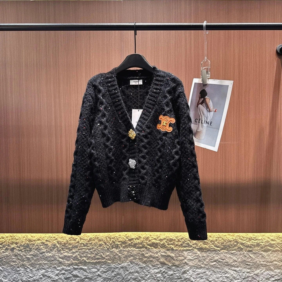 CELINE 25S KNITTED CARDIGAN