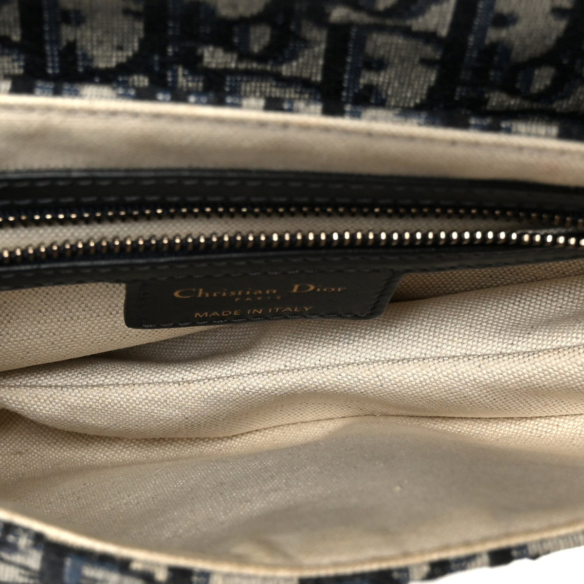 Oblique Saddle Bag Blue