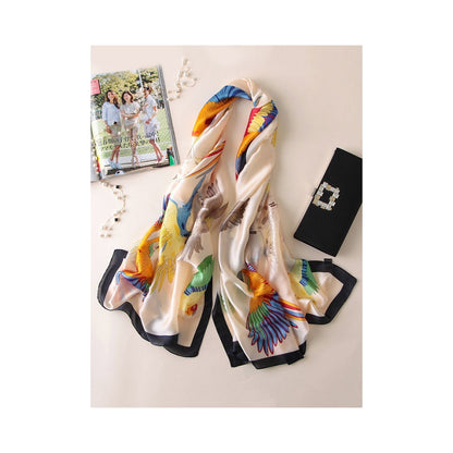 Original Floral Parrot Printed Shawl&Scarf