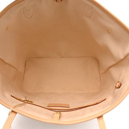 LV X TM Monogram Multicolor Neverfull MM White