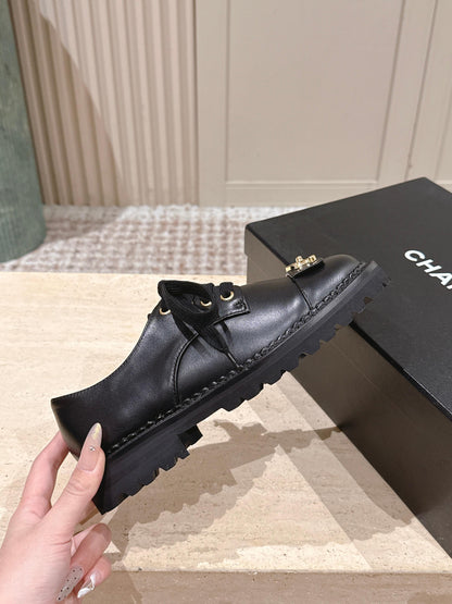 CC 26s Shoes 2cm Black Calfskin 583903
