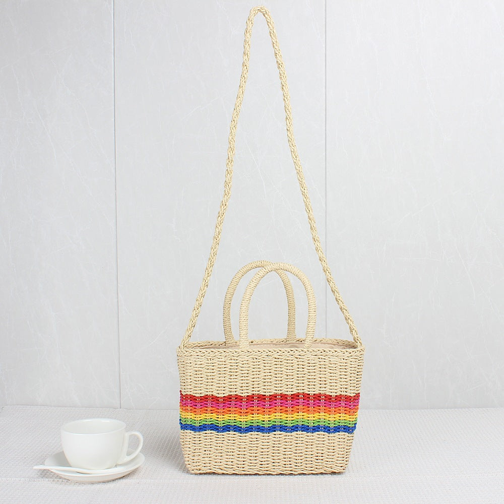 Crochet Granny Square Bag Square Rainbow Bag